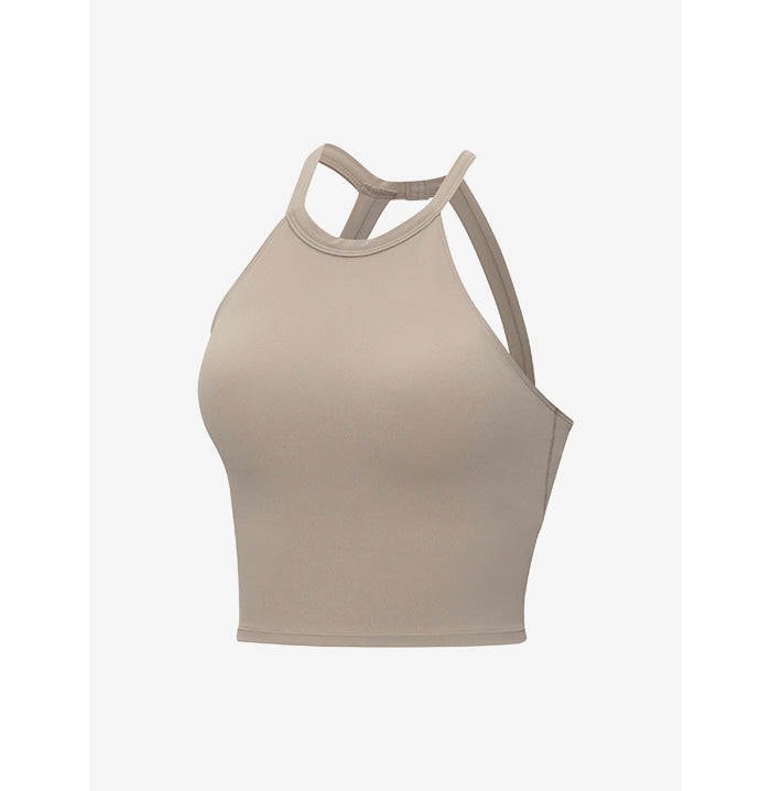 GRANDELINE - El-Flex Sporty Halter Top 灰米色 商品圖片