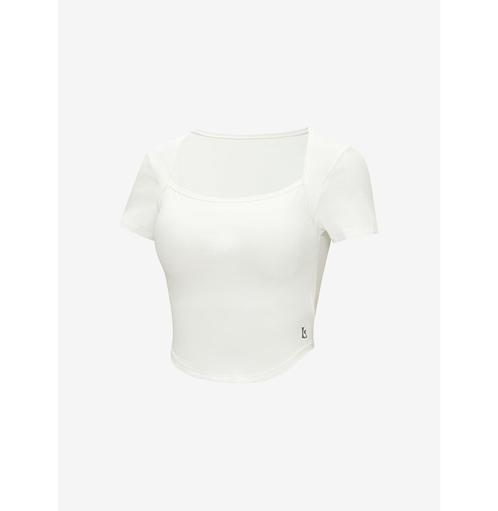 GRANDELINE - El-Flex Rib Bolero Short Sleeve 象牙白 商品圖片