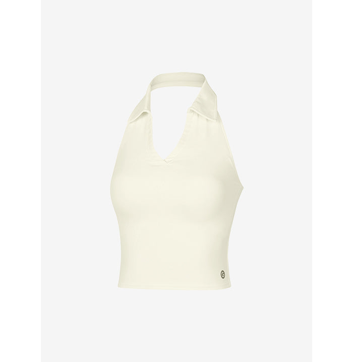 GRANDELINE - El-Flex F Square Neck Halter Tank Top 香草白 商品圖片