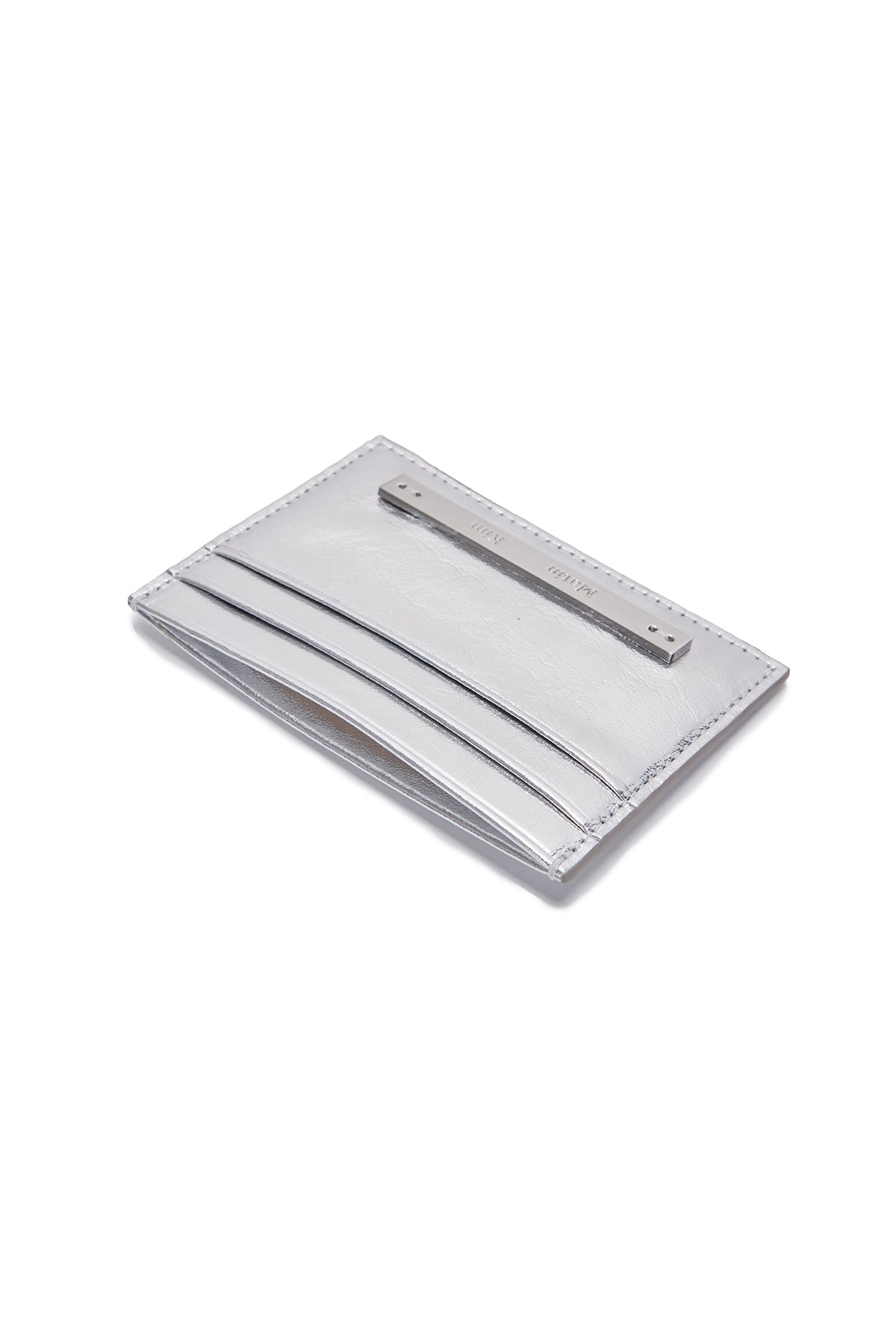 Matin Kim Vintage Card Wallet in Silver 銀色 細節圖 2