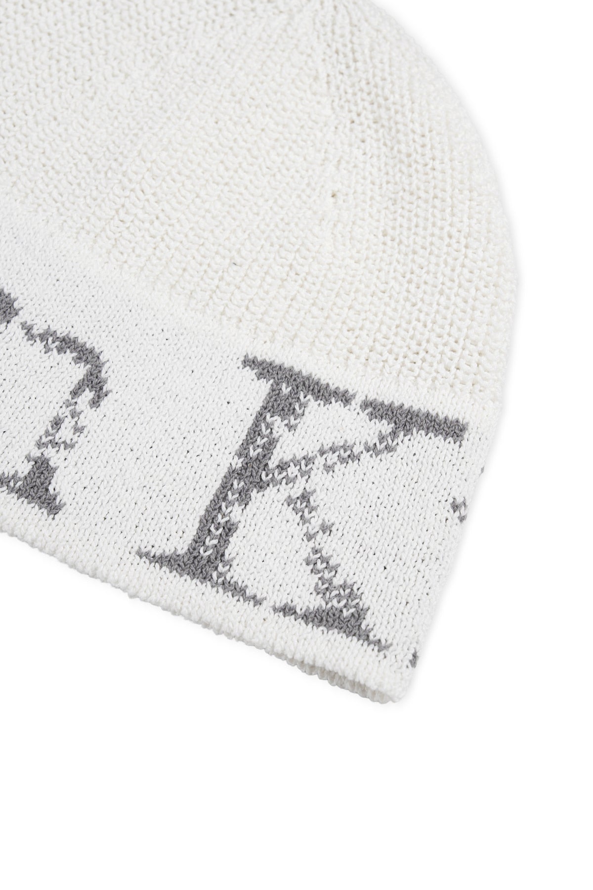 Matin Kim Cracked Logo Light Bucket Beanie in Ivory 象牙白 細節圖 3