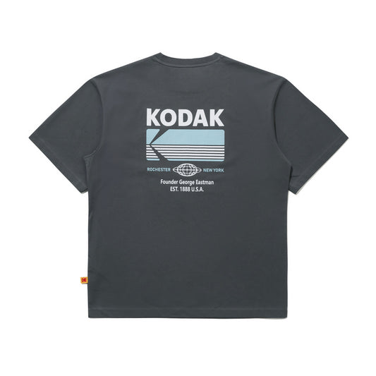 KODAK Breezepop Aerocool Big Graphic Short Sleeve T-Shirt Charcoal image 2