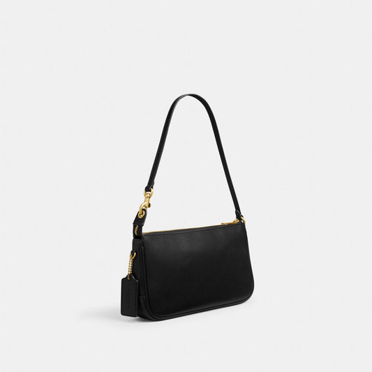 Coach PLAZA 黑色手袋 側面