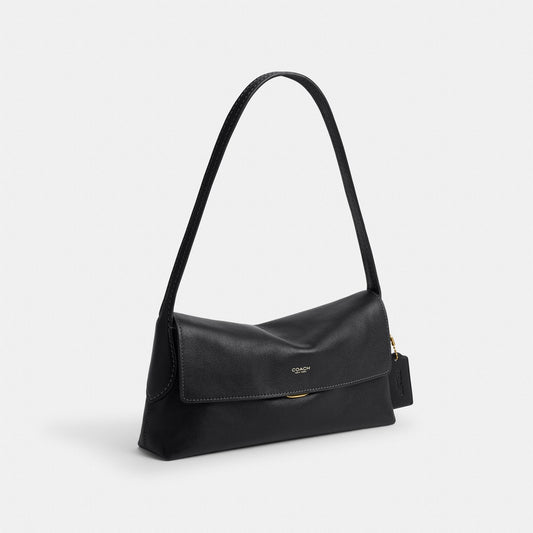 Coach CHELSEA 26 黑色單肩手袋 側面