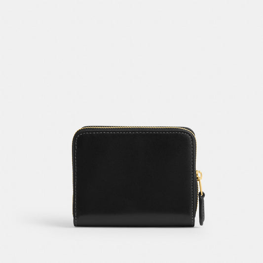 Coach NEW YORK 黑色短銀包 背面