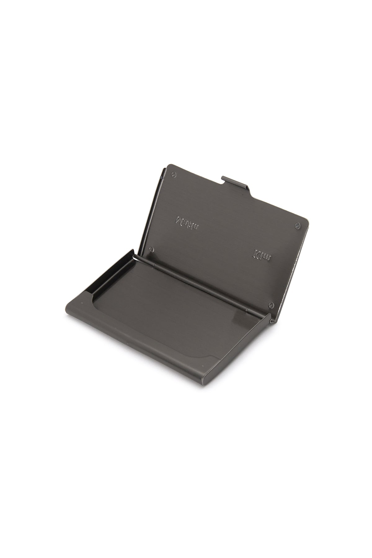 Matin Kim Signature Metal Business Card Case in Black 黑色 細節圖 2
