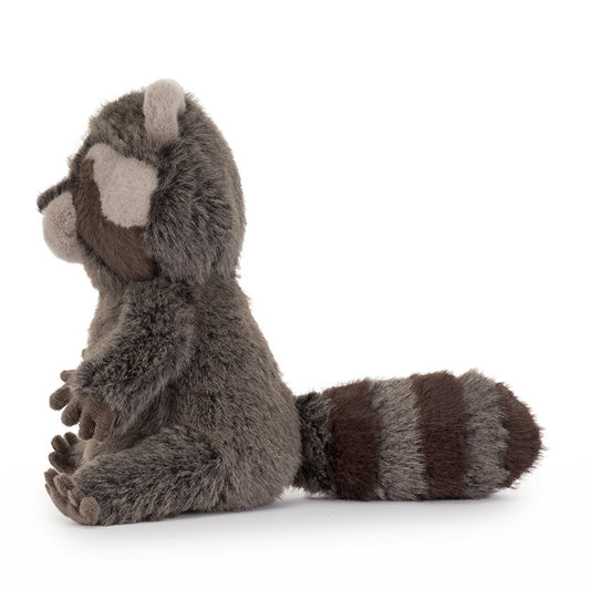 Jellycat Trixiwoo Raccoon 浣熊毛公仔側面