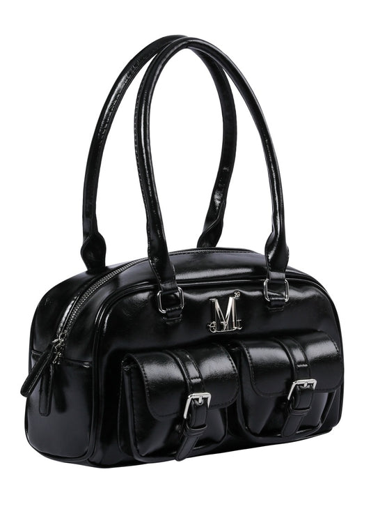 MUCENT Birus Metal Logo Enamel Shoulder Bag main image 2