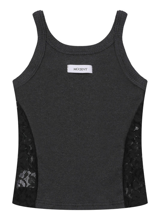 MUCENT Lucia Lace Panel Slim Sleeveless main image 2