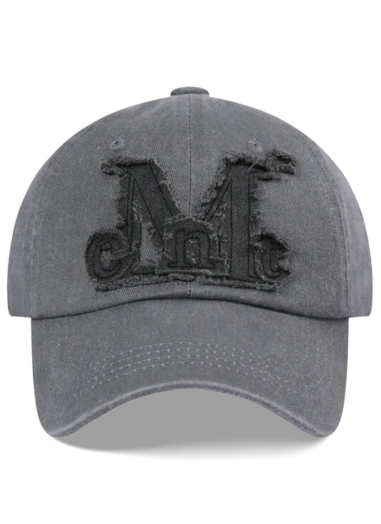 MUCENT Vintage Washing Applique Ball Cap main image 2