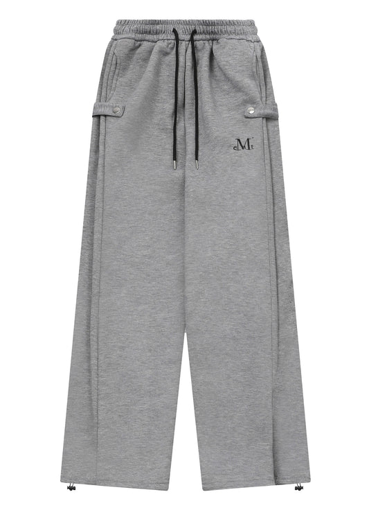 MUCENT Weir Side Button Sweat Pants main image 2