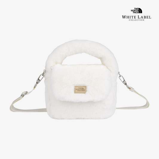 The North Face BUBBLY TOTE BAG MINI_FUR Vanilla front image