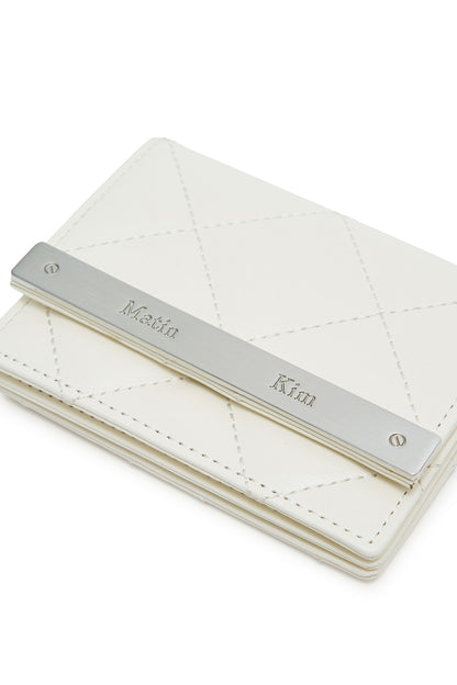 Matin Kim Puff Quilt Wallet in Ivory 象牙白 細節圖 1
