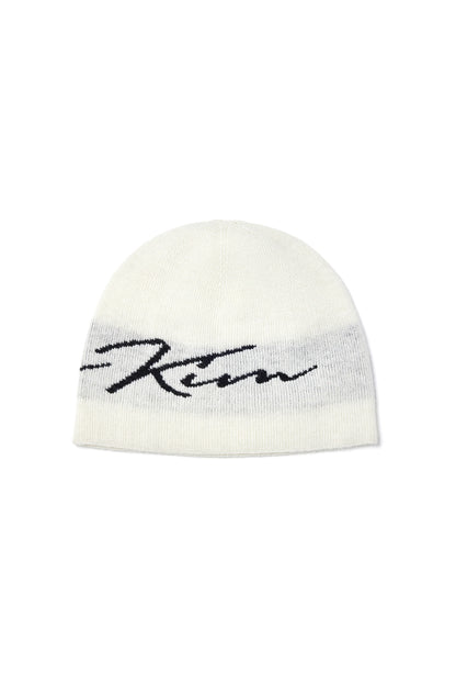 Matin Kim Matin Logo Script Beanie in Ivory 象牙白 細節圖 2