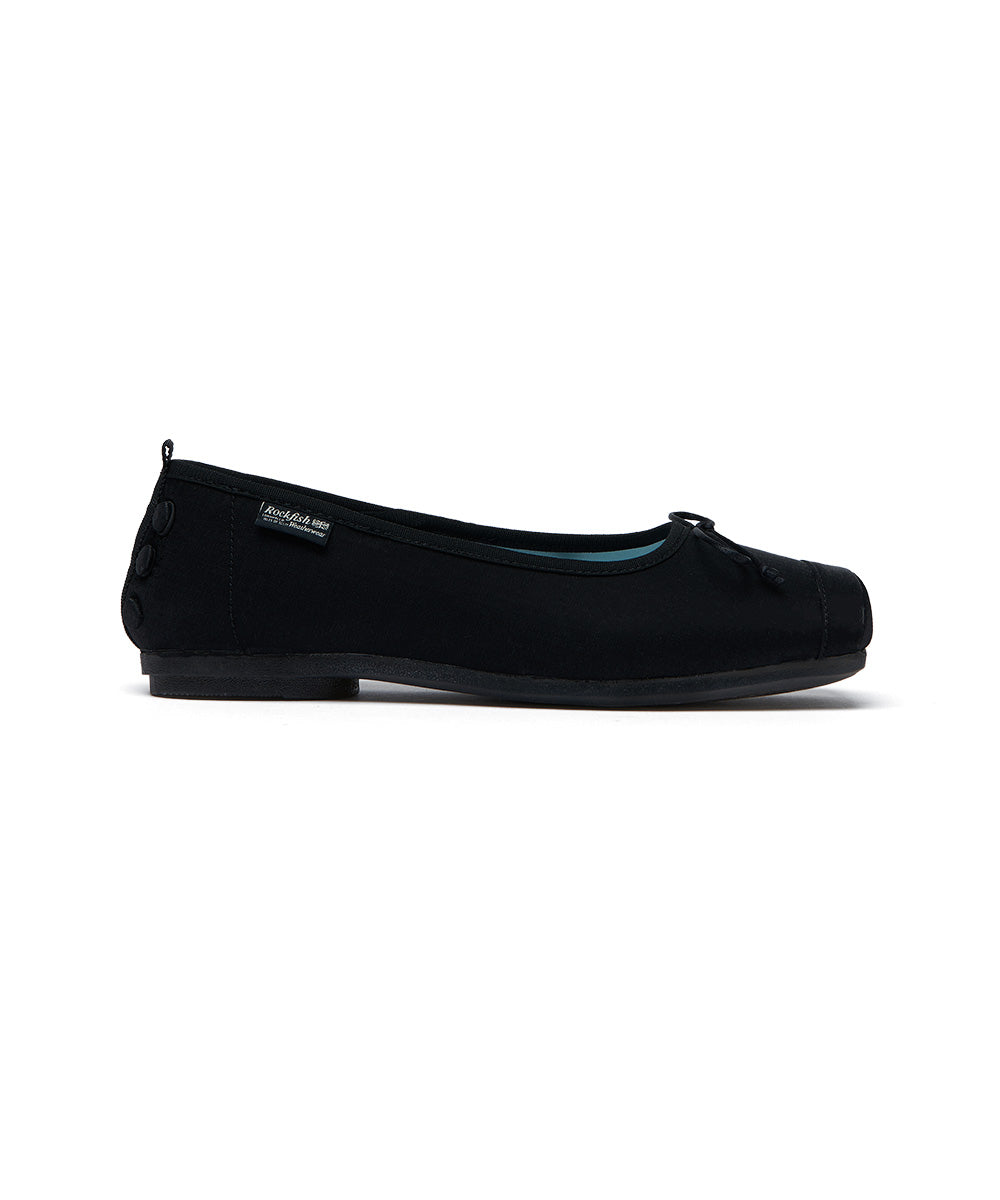 Rockfish Toe Cap Ballet Flats 緞面材質