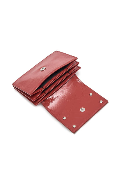 Matin Kim Glazed Accordion Wallet in Red 紅色 細節圖 3