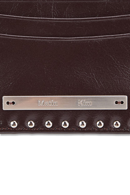 Matin Kim Western Stud Card Wallet in Brown 啡色 細節圖 3