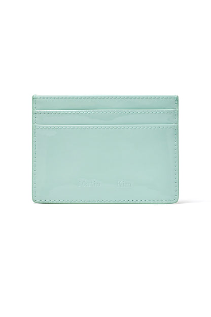 Matin Kim Heart Wave Enamel Card Wallet in Mint 薄荷綠 細節圖 1