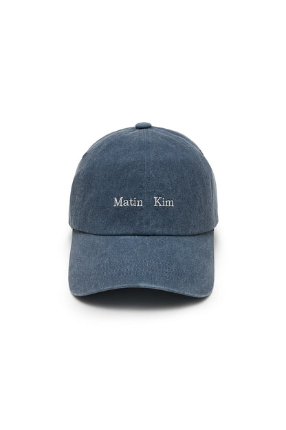 Matin Kim Matin Mini Classic Logo Ball Cap in Smoke Blue 煙燻藍 棒球帽 韓國代購 香港