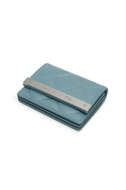 Matin Kim Puff Quilt Wallet in Blue 藍色 細節圖 2