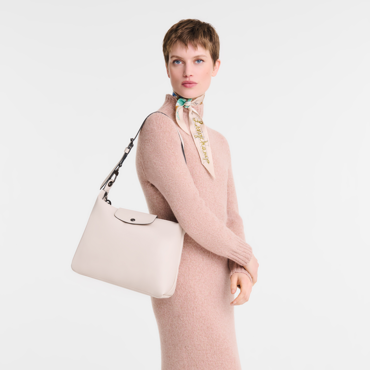 Longchamp Le Pliage Xtra XL Hobo Bag Paper 米白色 官方圖 2