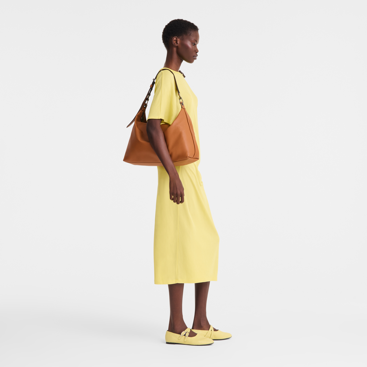 Longchamp Le Pliage Xtra XL Hobo Bag Cashew 腰果啡 官方圖 2