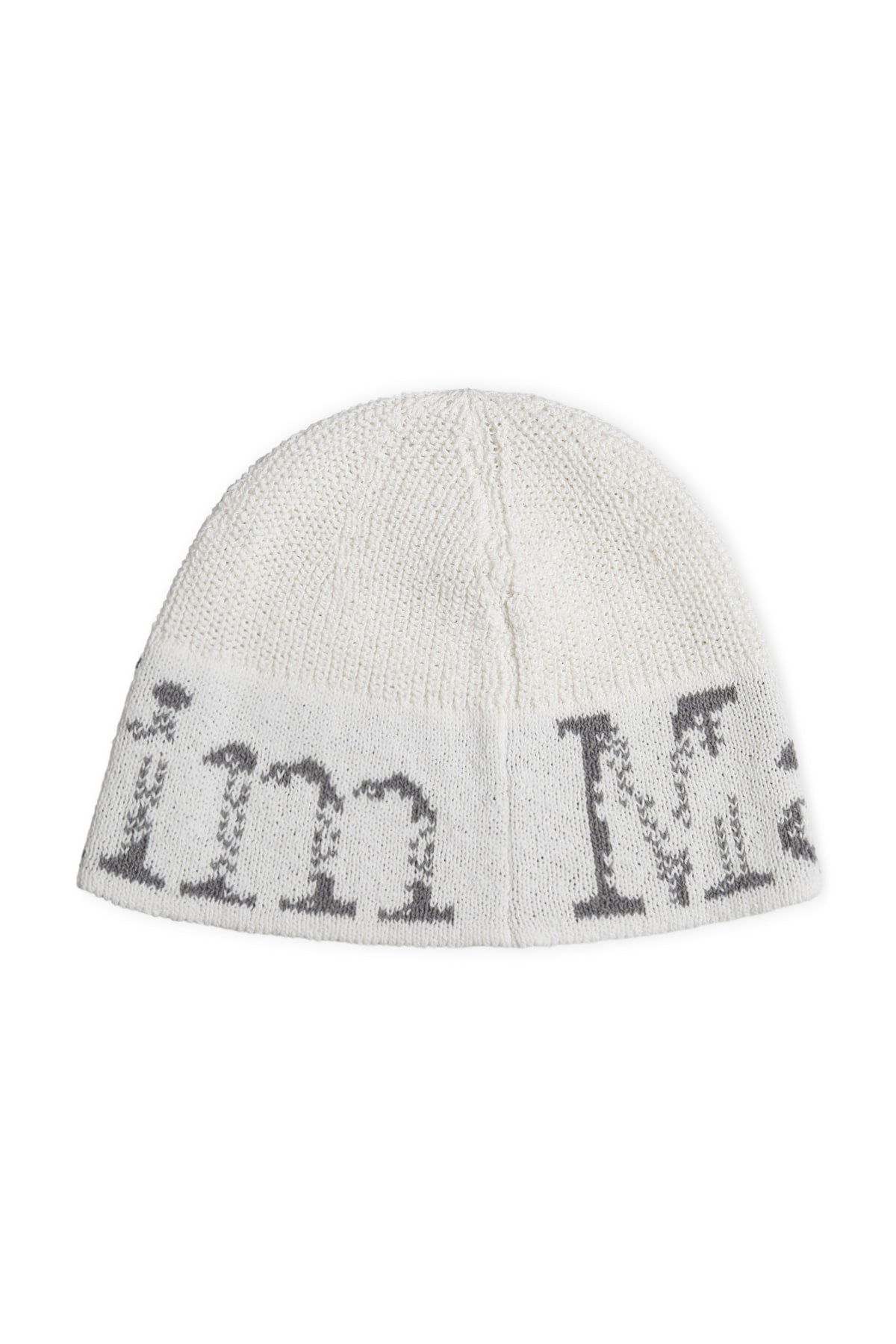 Matin Kim Cracked Logo Light Bucket Beanie in Ivory 象牙白 細節圖 2
