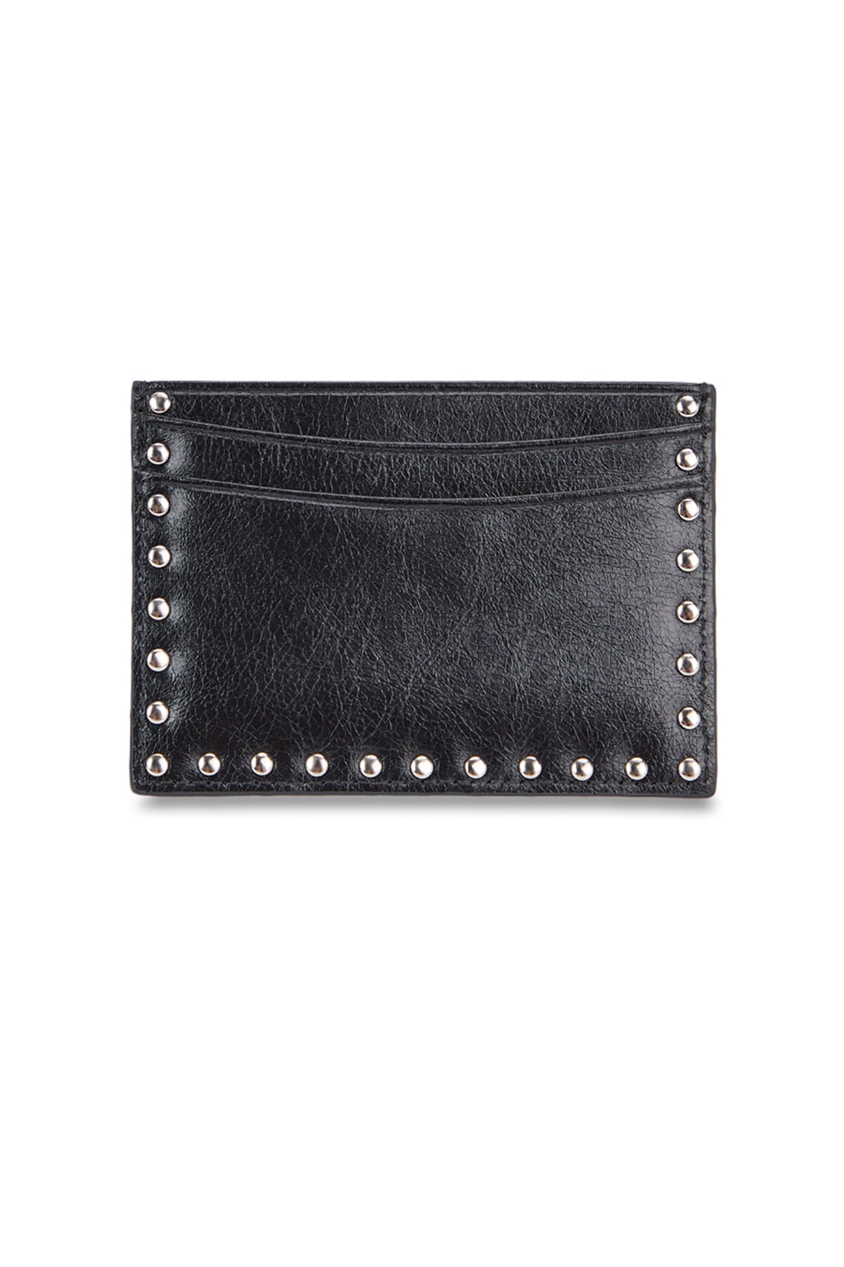Matin Kim Western Stud Card Wallet in Black 黑色 細節圖 1
