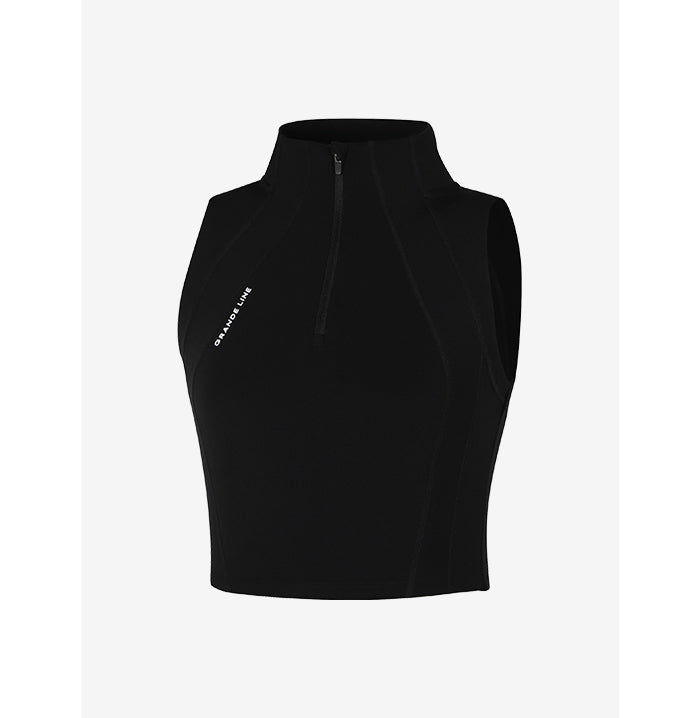 GRANDELINE - El-Flex P Half Zip-up Sleeveless 黑 商品圖片