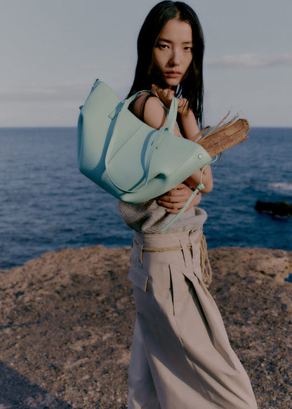Polène Cyme Mini - Textured Sea Foam