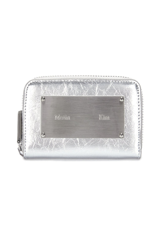 Matin Kim Vintage Compact Wallet in Silver 銀色 短夾 韓國代購 香港