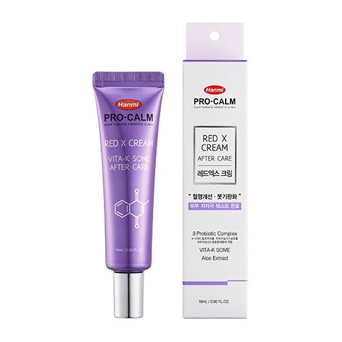 [皮膚科推薦·臨床驗證消腫] Hanmi Pro-Calm Red X Cream 維他命K淡黑眼圈消腫霜 18ml 韓國代購 香港