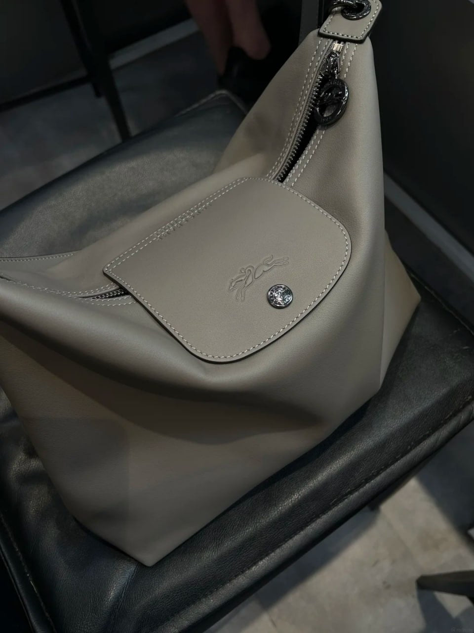 Longchamp - Le Pliage Xtra XL Hobo Bag 牛皮肩背袋 產品細節圖 7