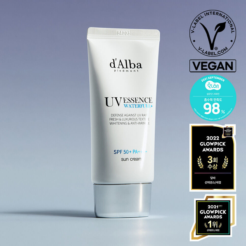 [白松露抗氧·精華質感防曬] d'Alba White Truffle Waterfull Essence Sunscreen SPF50+·PA++++ 50ml 細節圖 1