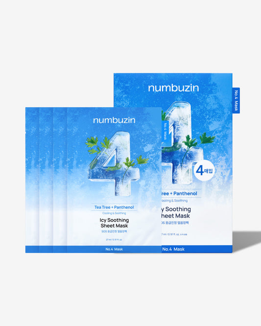 Numbuzin NO4 [泛紅敏感即時降溫🧊] Numbuzin No.4 Icy Soothing Sheet Mask 