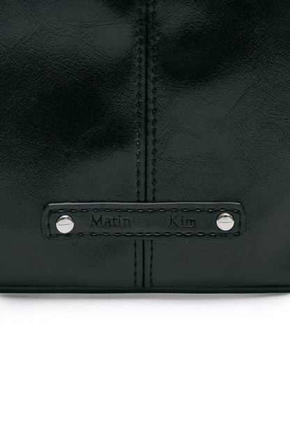 Matin Kim Rivet Point Mini Coin Wallet in Black 黑色 細節圖 2