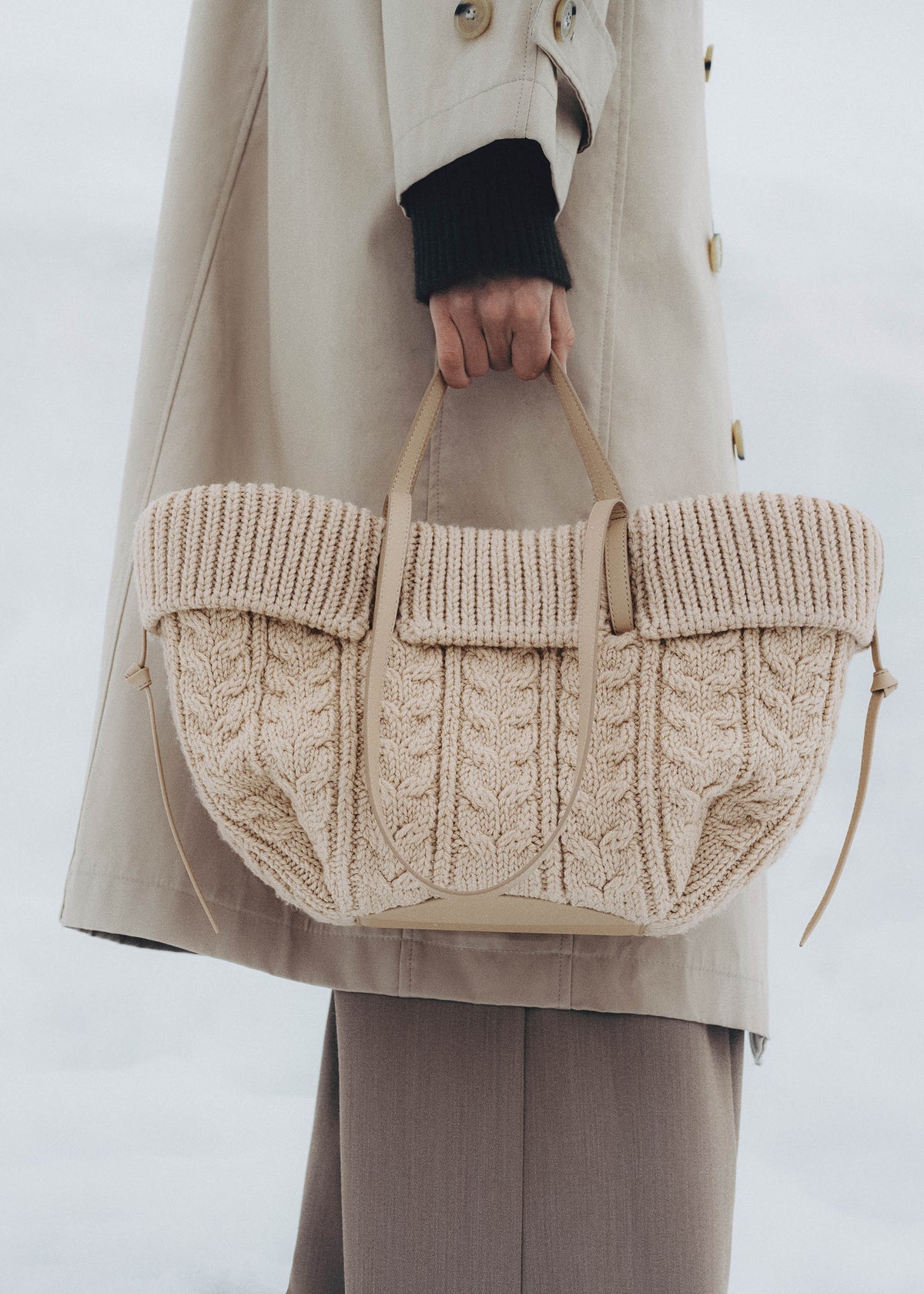 Polène Cyme Mini - Merino Ecru