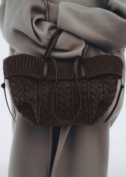 Polène Cyme Mini - Merino Ebony