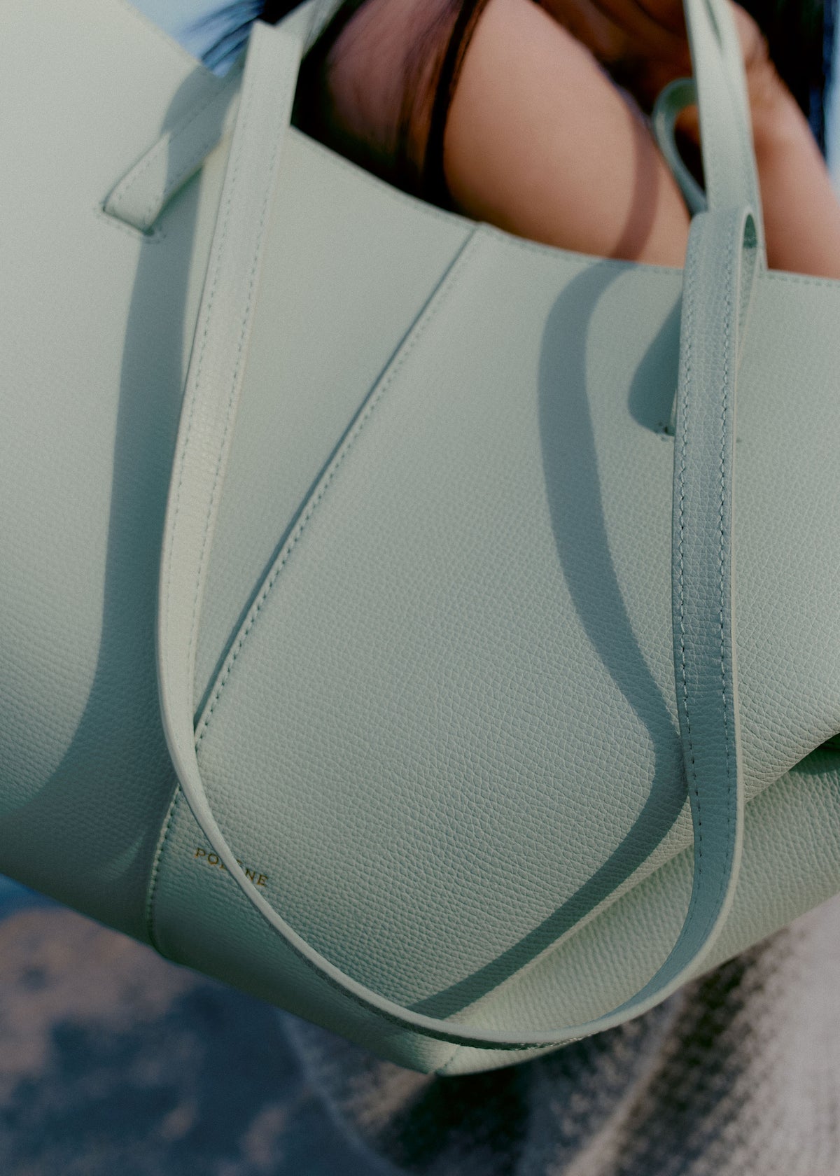 Polène Cyme Mini - Textured Sea Foam