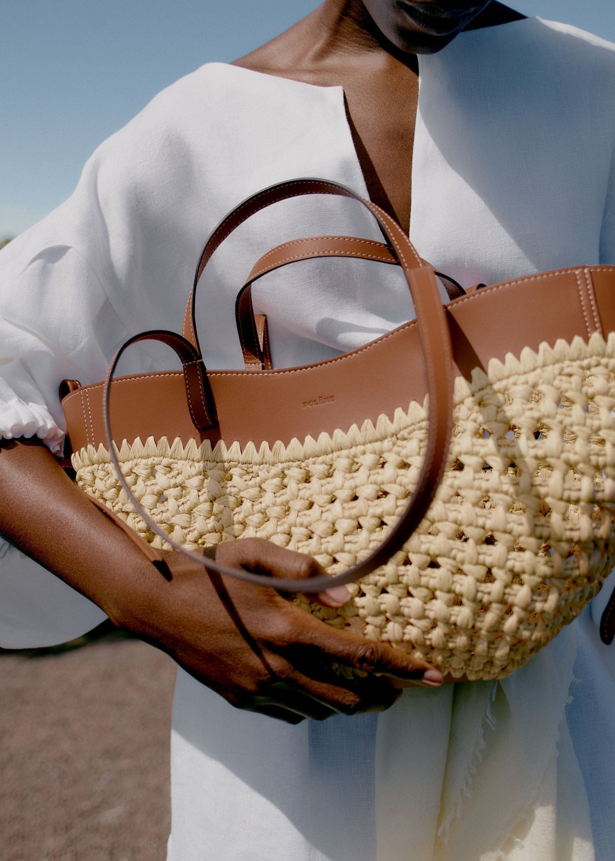 Polène Cyme Mini - Raffia