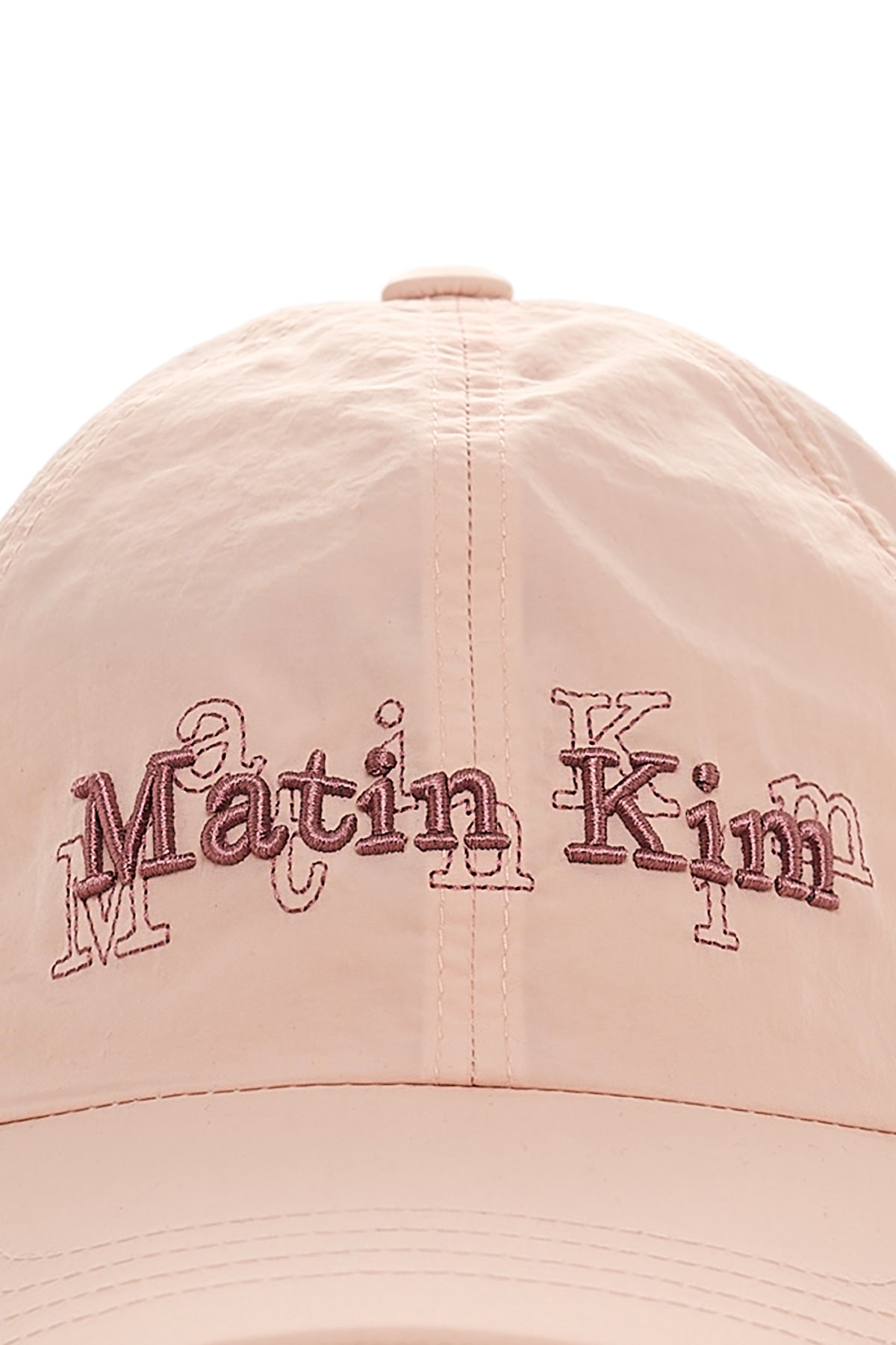Matin Kim Overlay Logo Ball Cap in Pink 粉紅色 細節圖 3