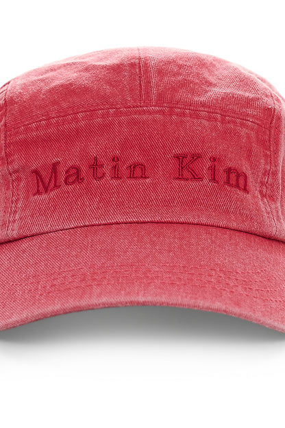 Matin Kim Matin Washed Camp Cap in Red 紅色 細節圖 3
