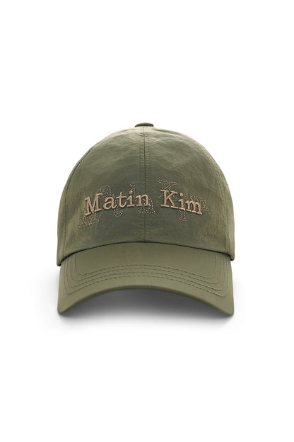 Matin Kim Overlay Logo Ball Cap in Khaki 卡其色 棒球帽 韓國代購 香港