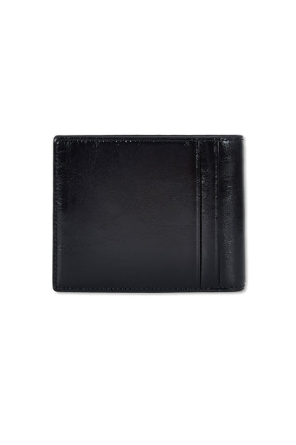 Matin Kim Steel Logo Business Wallet in Black 黑色 細節圖 1