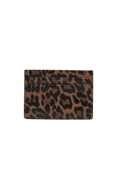 Matin Kim Leopard Vintage Card Wallet in Brown 啡色 細節圖 2