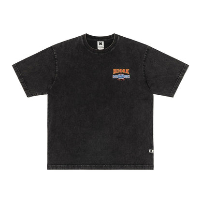 KODAK Snow Washing Graphic Short Sleeve T-Shirt Black image 3