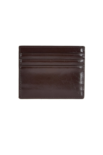 Matin Kim Steel Logo Card Wallet in Brown 啡色 細節圖 2