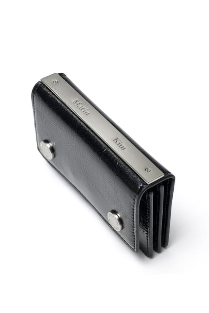 Matin Kim Pocketpack Accordion Wallet in Black 黑色 細節圖 3