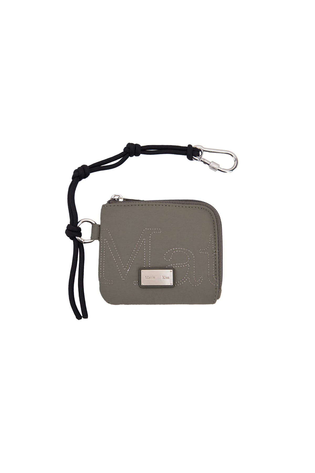 Matin Kim Logo Stitch Sporty Wallet in Khaki 卡其色 銀包 韓國代購 香港