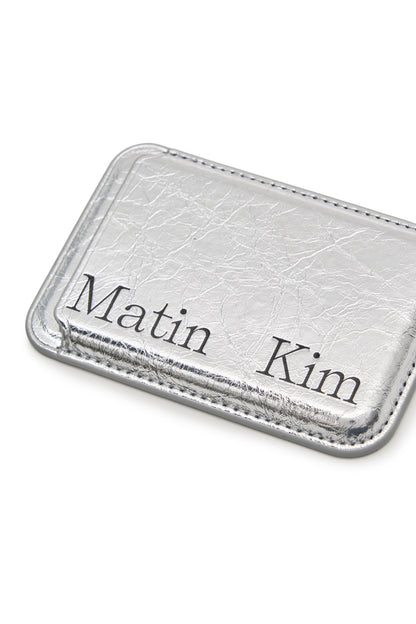 Matin Kim Matin Magnetic Card Wallet in Silver 銀色 細節圖 2